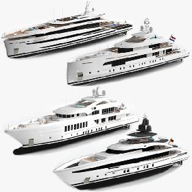Heesen Yacht Collection 3D model